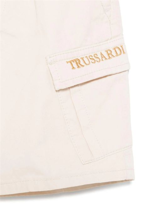 Bermuda in cotone beige chiaro TRUSSARDI JEANS | TBP25082BE/RAMBEIGE_LIG
